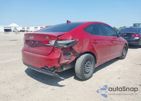 2017 Hyundai Elantra Se z USA, uszkodzony, nr VIN KMHD74LF2HU329464